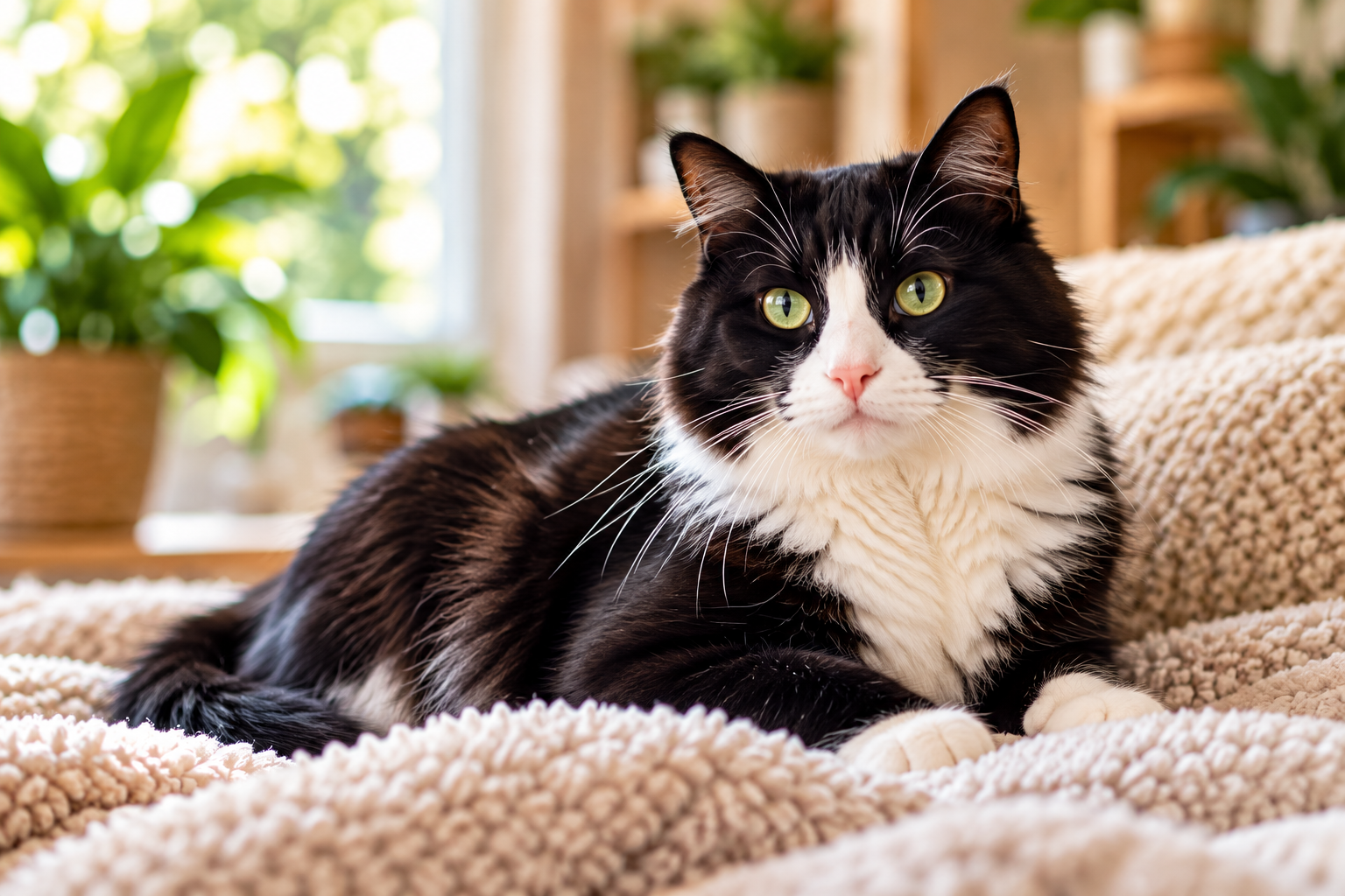 Cat sitting in Peterborough
