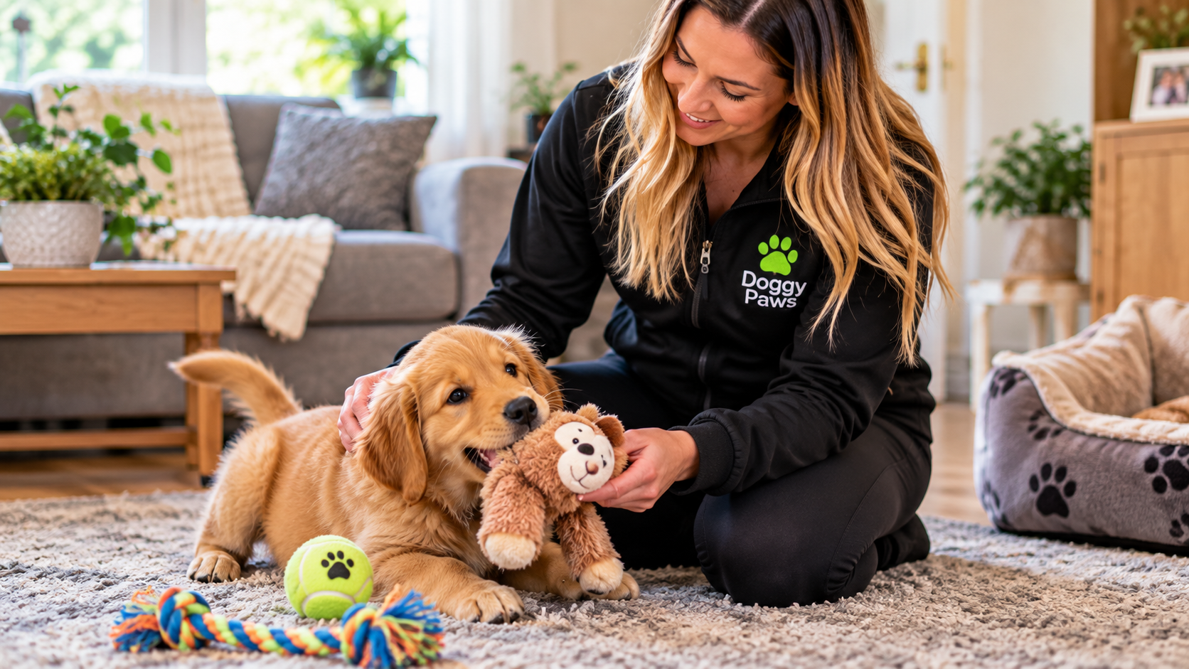 Puppy visits Peterborough